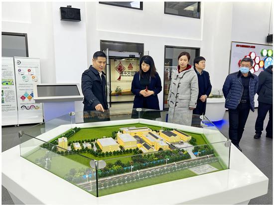 淮南市田家庵區(qū)區(qū)委常委、副區(qū)長張曙暉 考察建華文創(chuàng)集團